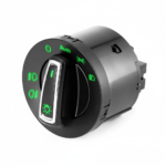Auto Headlight Switch 10 Pin Green