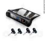 Internal Sensor TPMS for Cars – Solar-Powered & Auto Activation | 100% Wireless | Long Sensor Battery Life | Tyre Temperature Warning