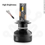 H1 LED Bulbs for High Beam, Fog & Auxiliary Lights | Fits Kushaq, Slavia High Beam | CAN bus Error Free | 1 Pair