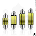 TecUpdater Festoon 31/36/39/41 mm High‑Power COB LED Festoon Bulb – C5W/C10W