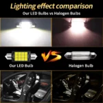 Festoon LED Bulb 31/36/39/41mm – Car Roof Light, 12V CANBUS Error Free Interior Light