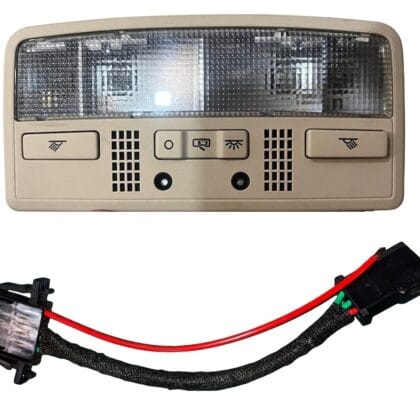 TecUpdater OEM Dome Light 3BD947105 Passat Type Cabin Light for VW Polo Vento Ameo Skoda