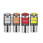 T10 W5W 26 SMD 4014 CANBUS LED Bulb – White/Red/Amber/Blue 1 Pair