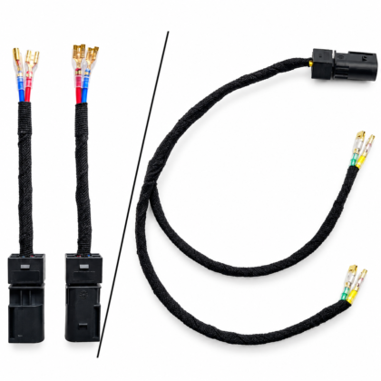 Horn Connector Harness for VW & Skoda – Fits Hella Chrome Trumpet Horns, Plug and Play