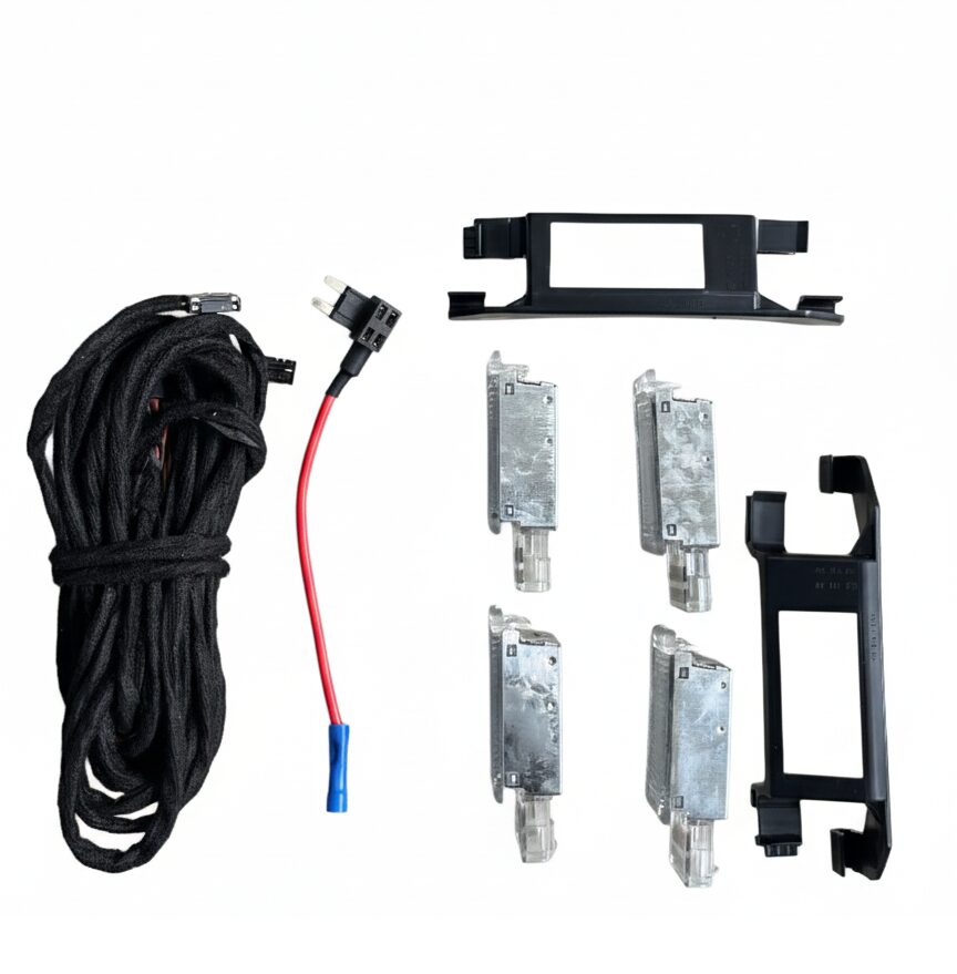 Footwell and Boot Light Kit for Volkswagen and Skoda Cars like Polo, Vento, Ameo, Rapid and Slavia