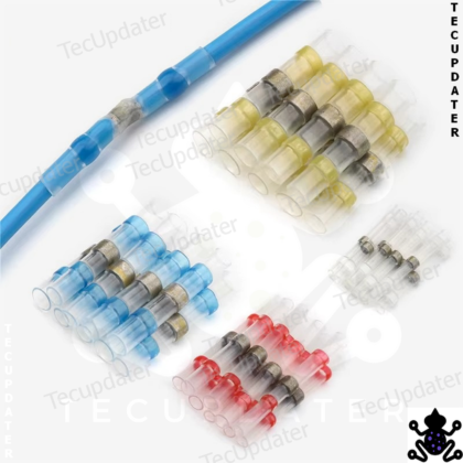 TecUpdater Self Solder Seal Heat Shrink Butt Connectors (3)