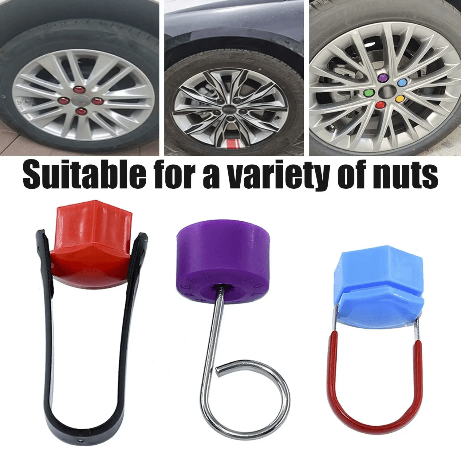 Wheel Bolt Cap Remover Tool – VW, Skoda & Universal Fitment – Lug Nut Cover Puller