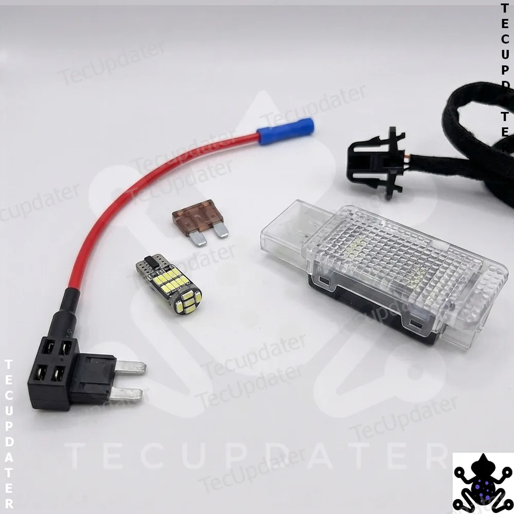 TecUpdater Glovebox OEM Light Full Kit with Fuse Tap for MQB Cars – Kushaq Taigun Virtus Slavia