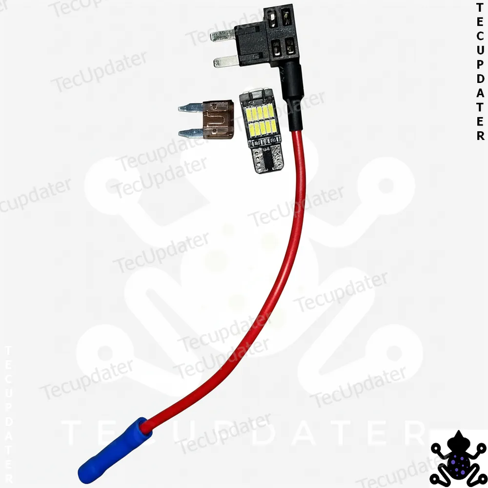TecUpdater Glovebox OEM Light Full Kit with Fuse Tap for MQB Cars – Kushaq Taigun Virtus Slavia