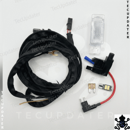 TecUpdater Glovebox OEM Light Full Kit with Fuse Tap for MQB Cars – Kushaq Taigun Virtus Slavia