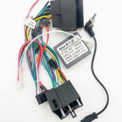 TecUpdater Android Stereo Harness for VW and Skoda – 36 and 40 Pin with CAN Bus Box, Steering Wheel Control Retention