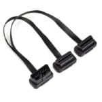 TecUpdater OBD2 Splitter Cable – 1 Male to 2 Female 16 Pin Y Cable for Dual Device Use
