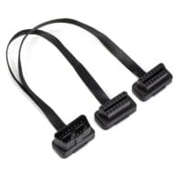 TecUpdater OBD2 Splitter Cable – 1 Male to 2 Female 16 Pin Y Cable for Dual Device Use