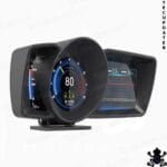 TecUpdater OBD2 GPS HUD – Triple Screen Head Up Display for Cars, Speed RPM Engine and GPS Data