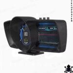 TecUpdater OBD2 GPS HUD – Triple Screen Head Up Display for Cars, Speed RPM Engine and GPS Data