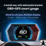 TecUpdater P17 HUD – Hex Type OBD2 GPS Head Up Display with Auto Dimming and Switchable Interfaces