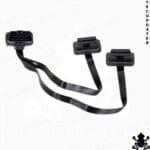 TecUpdater OBD2 Splitter Cable – 1 Male to 2 Female 16 Pin Y Cable for Dual Device Use