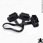 TecUpdater OBD2 Splitter Cable – 1 Male to 2 Female 16 Pin Y Cable for Dual Device Use