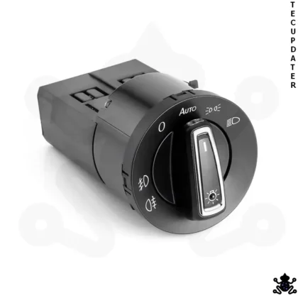 Green Backlit Skoda Automatic Headlight Switch – External Sensor 14 to 17 Pin