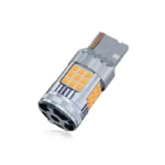 TecUpdater 3030 36SMD Fan-Cooled LED Bulb PY21W BAU15S Amber and P21W BA15S White – Canbus No Hyperflash 1 Pair