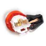 Illuminated Cigarette Lighter Socket Assembly for VW Polo Vento Ameo Skoda Rapid – Red Backlit Passat Type