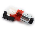 Illuminated Cigarette Lighter Socket Assembly for VW Polo Vento Ameo Skoda Rapid – Red Backlit Passat Type