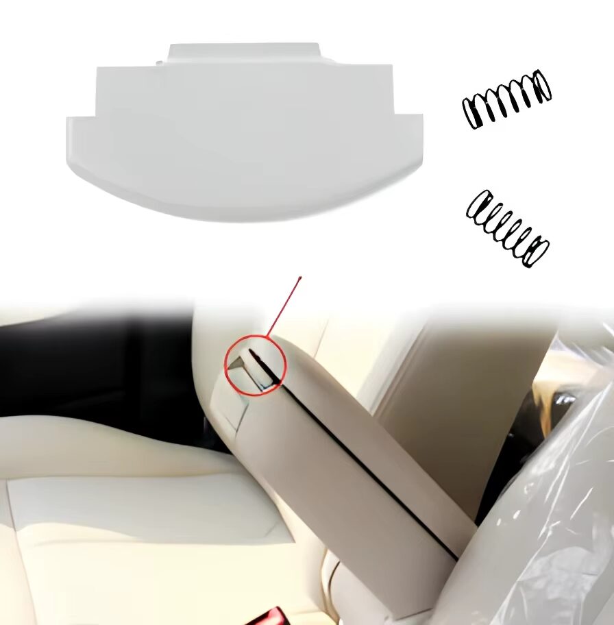 VW Polo Vento Ameo Passat Armrest Lid Latch Clip Replacement – Single Spring and Dual Spring Black Grey Beige