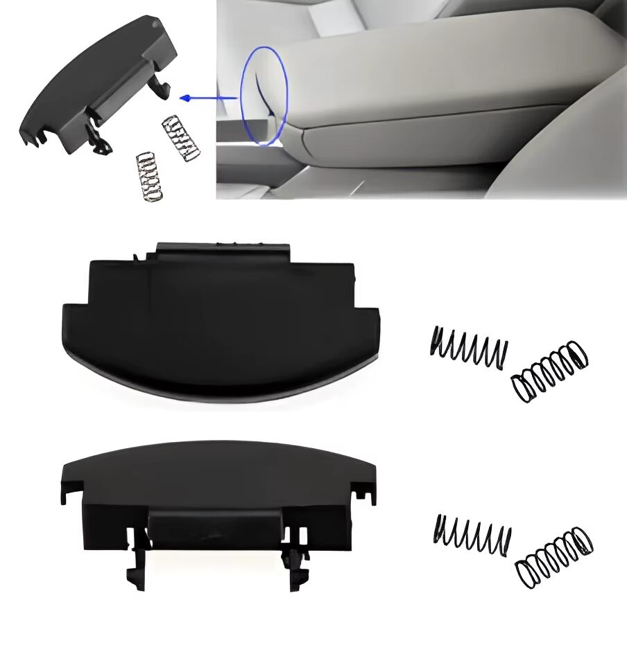 VW Polo Vento Ameo Passat Armrest Lid Latch Clip Replacement – Single Spring and Dual Spring Black Grey Beige