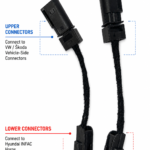 Kia Hyundai Creta INFAC Horn Adapter Harness for VW Skoda Cars – Splitter Harness (For Single Horn Wiring)