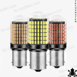TecUpdater 144 SMD 4014 LED Glass Type Signal Bulbs – PY21W P21W P21/5W T20 1 Pair