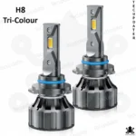 H8 Tri Colour LED Headlight Bulb - TecUpdater