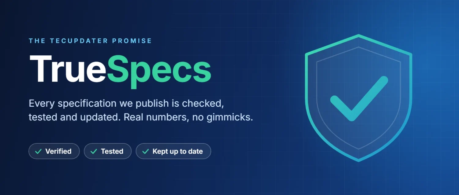 TrueSpecs by TecUpdater: verified, tested and kept up to date